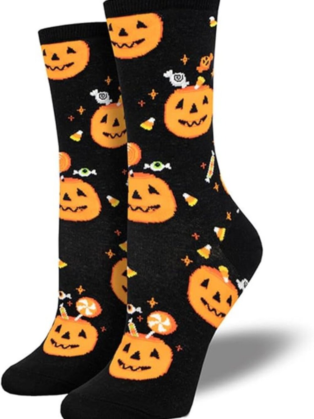 Halloween Socks Women, Pumpkin Socks, Funny Halloween Gifts for Women Girls